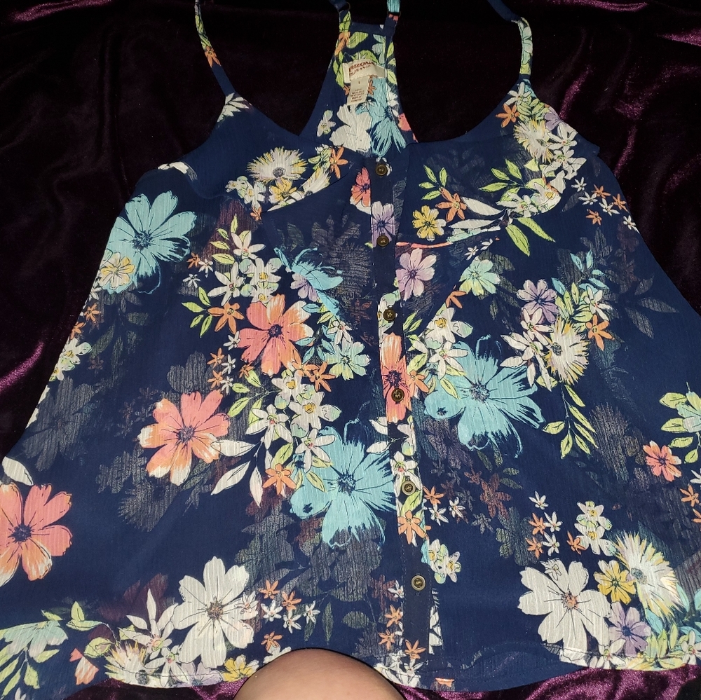 Colorful floral print camisole - Picture 3 of 4